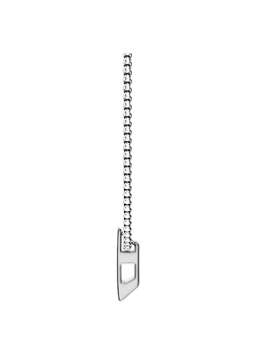 Diesel D Logo ketting DX1689040 - detail 3 zilver