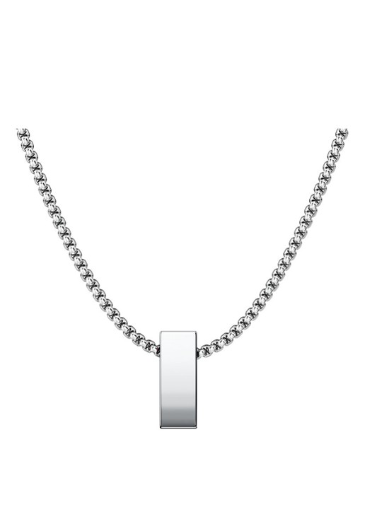 Diesel D Logo ketting DX1689040 - detail 4 zilver