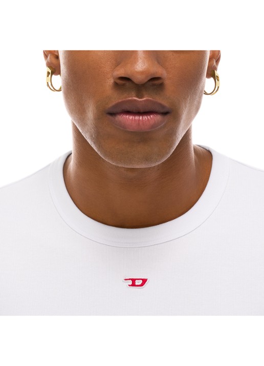Diesel D Logo oorringen DX1671710 - detail 5 goud
