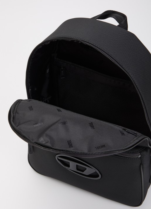Diesel Holi-D rugzak met logo en 13 inch laptopvak - detail 2 zwart