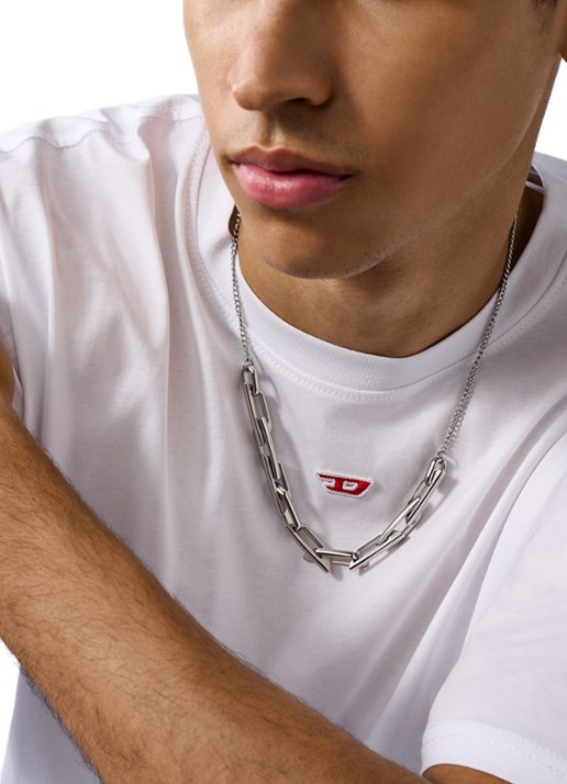 Diesel Ketting DX1578040 - detail 3 zilver
