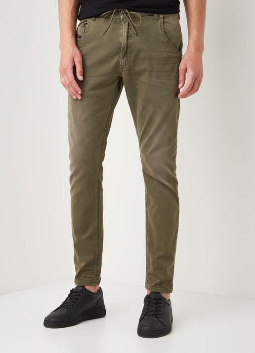 Diesel Krooley-E-Ne JoggJeans® tapered jeans met gekleurde wassing