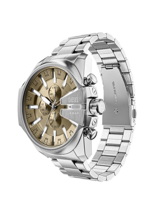 Diesel Mega Chief Slim horloge DZ4702 - detail 5 zilver