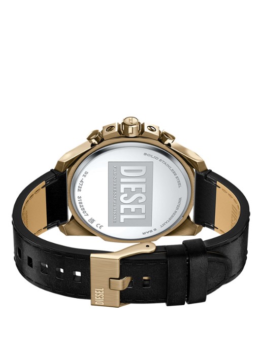 Diesel Mega Chief Slim horloge DZ4732 - detail 3 goud