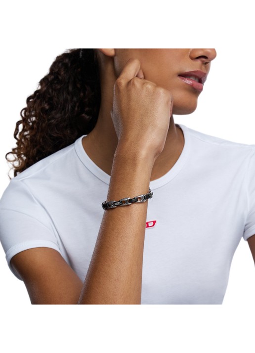 Diesel Metamorph armband DX1634931 - detail 3 zilver