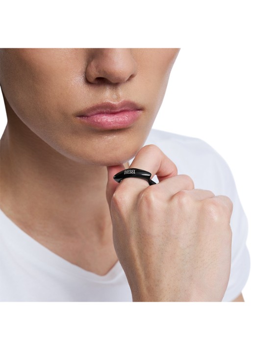 Diesel Metamorph ring DX1632001 - detail 6 zwart