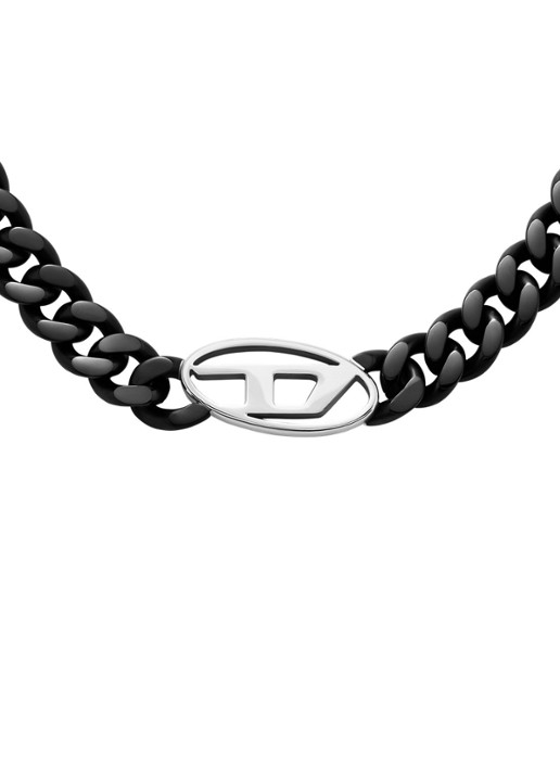 Diesel Oval D ketting met logo DX1610931