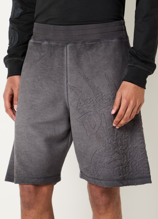 Diesel P-Rawcrow wide fit korte joggingbroek met