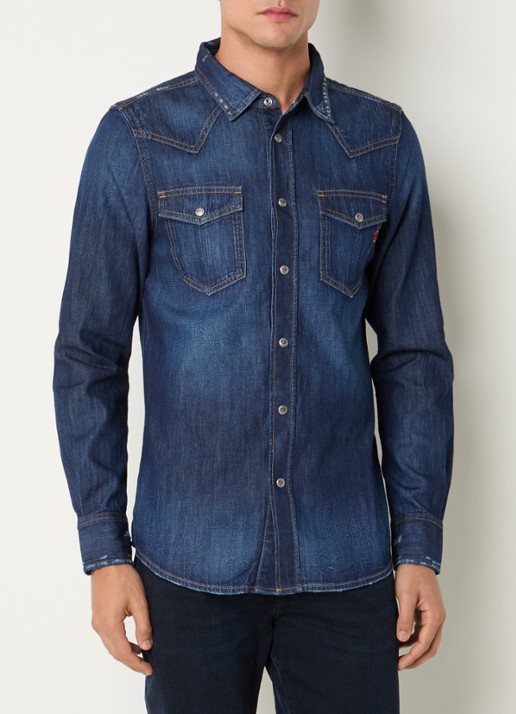 Diesel Regular fit overhemd van denim
