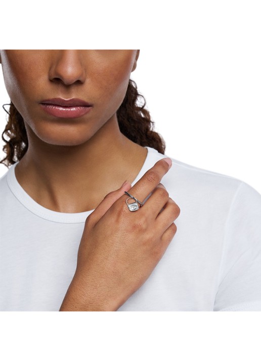 Diesel Ring DX1619040 - detail 3 zilver