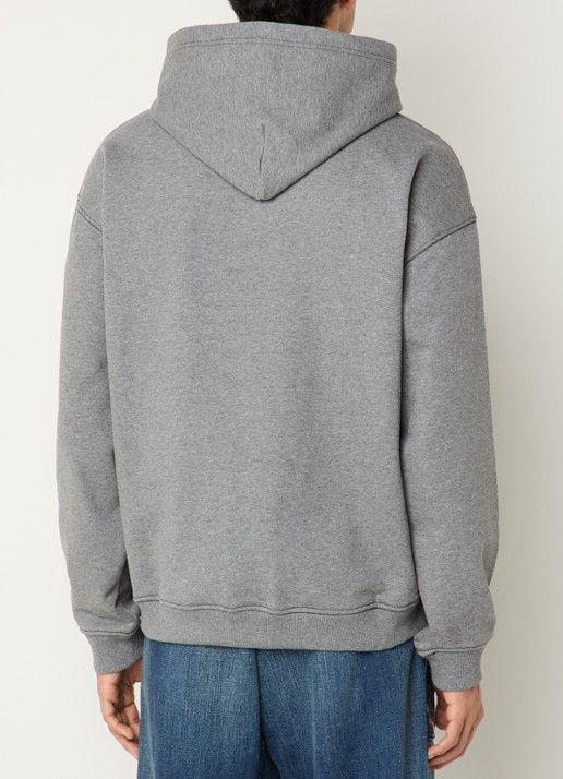Diesel S-Boxt hoodie met print - achterkant grijsmele