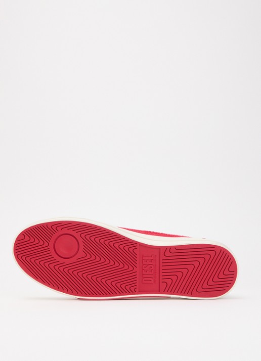 Diesel S-D-Verse Low II sneaker van canvas - detail 4 gebroken wit
