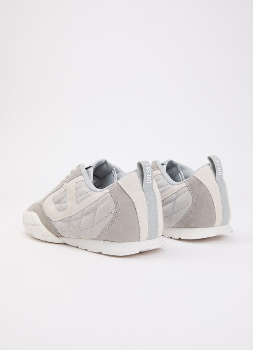 Diesel S-Pagodha sneaker van suède - achterkant grijs