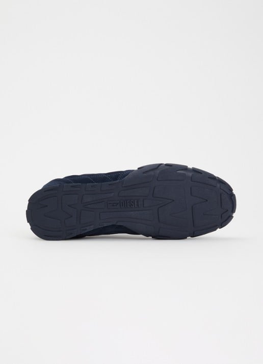 Diesel S-Pagodha sneaker van suède - detail 4 donkerblauw