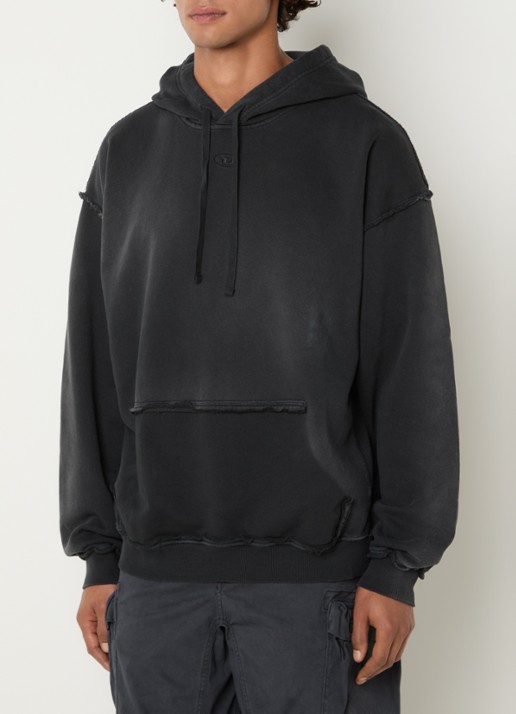 Diesel S-Pock-Hood hoodie met logoborduring