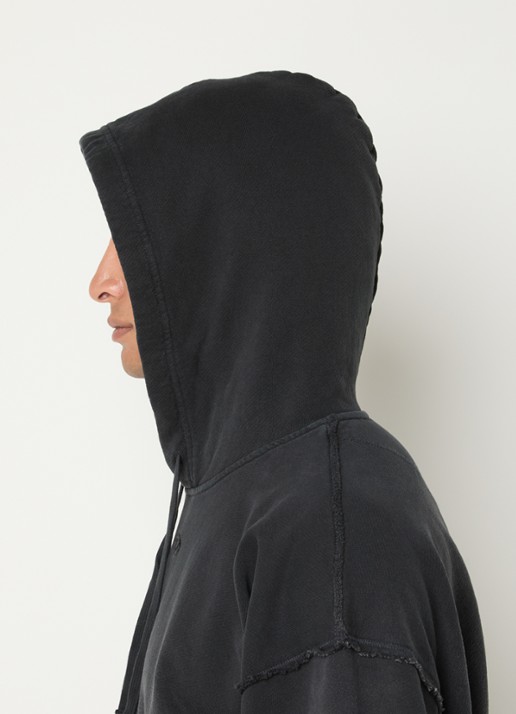 Diesel S-Pock-Hood hoodie met logoborduring - detail 4 antraciet