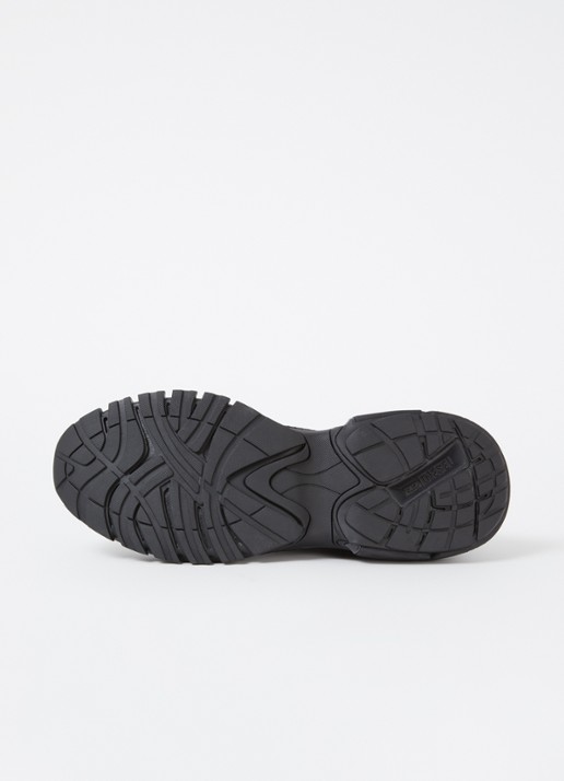 Diesel S-Pro-V-Dense Low sneaker met mesh details - detail 5 zwart