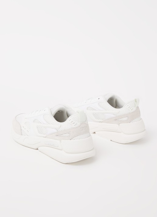 Diesel S-Serendipity Sport sneaker van mesh met suède details - detail 3 wit