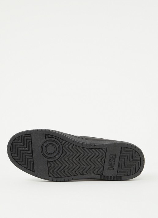 Diesel S-Tracker-D sneaker van leer - detail 4 zwart