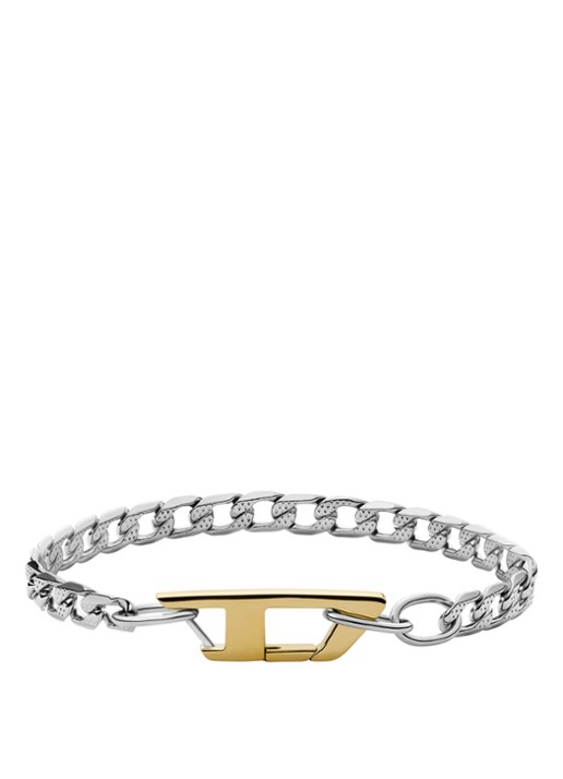 Diesel Schakelarmband met logo DX1338040