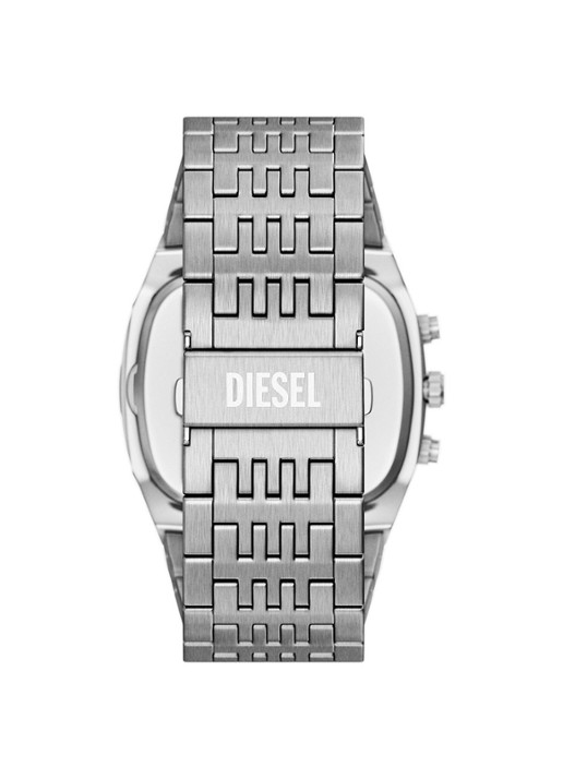 Diesel Spiked Cushion horloge DZ4725 - detail zilver