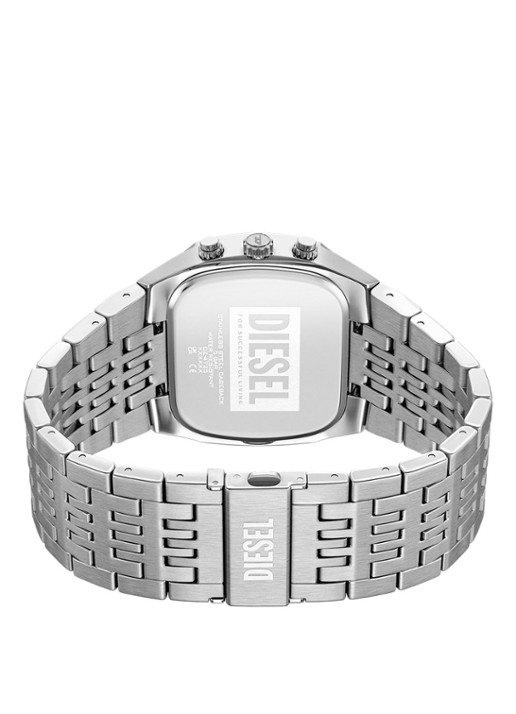 Diesel Spiked Cushion horloge DZ4725 - detail 3 zilver