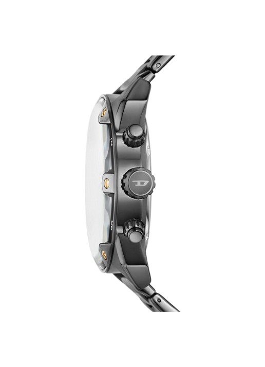 Diesel Spiked horloge DZ4669 - detail 3 antraciet