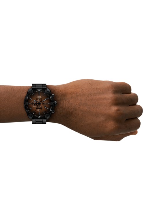 Diesel Spiked horloge DZ4691 - detail 4 zwart