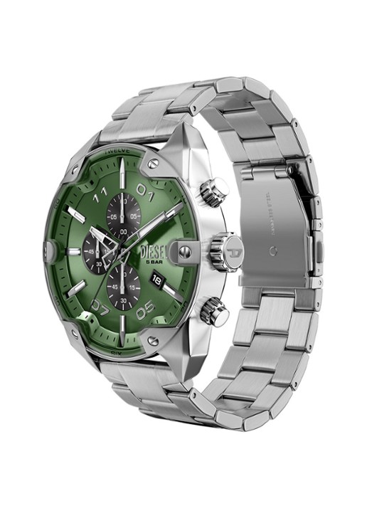 Diesel Spiked horloge DZ4712 - detail 5 zilver