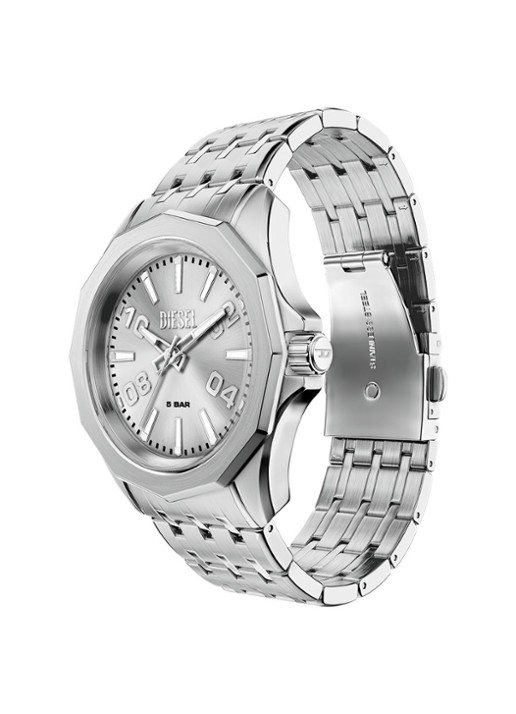 Diesel Stinger horloge DZ2236 - detail 5 zilver