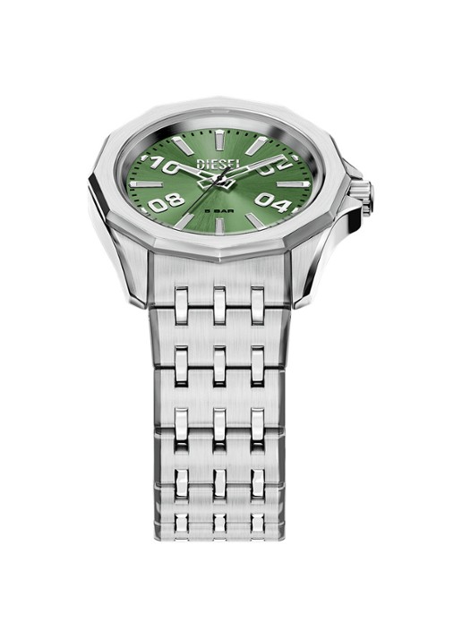 Diesel Stinger horloge DZ2237 - detail 3 zilver