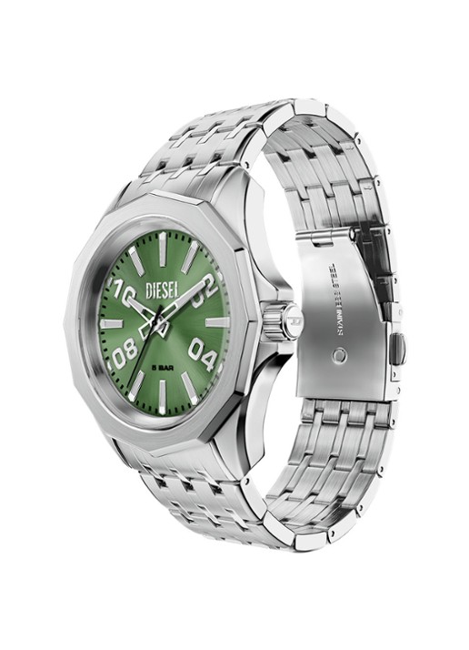 Diesel Stinger horloge DZ2237 - detail 4 zilver