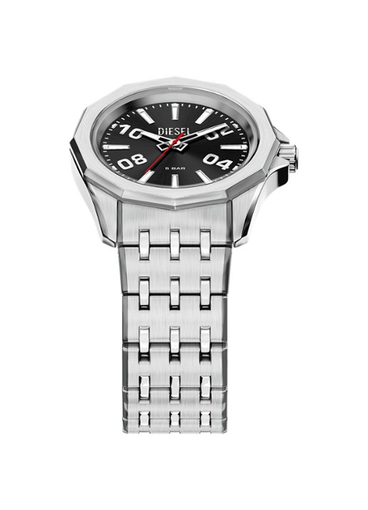 Diesel Stinger horloge DZ2245 - detail 3 zilver