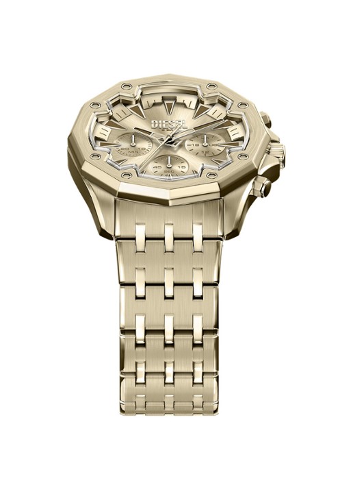 Diesel Stinger horloge DZ4707 - detail 4 goud