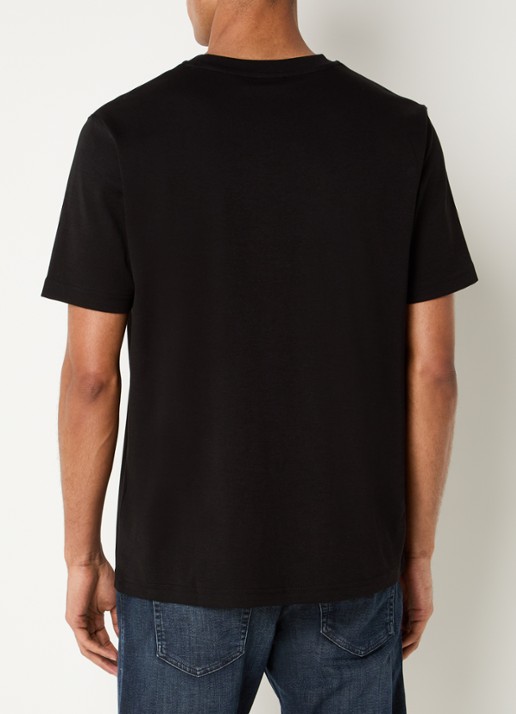 Diesel T-ADJUST-AA2 T-shirt met logo - achterkant 4 zwart