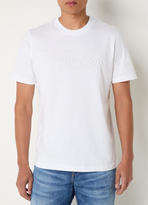 Diesel T-Adjust T-shirt met 3D logoprint