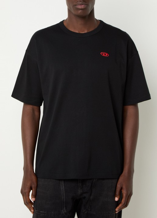 Diesel T-Boxt T-shirt met logoborduring