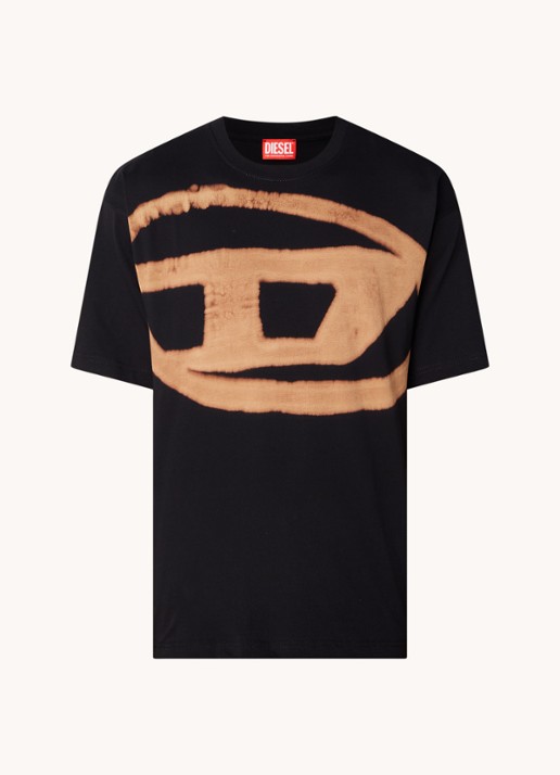 Diesel T-boxt T-shirt met logoprint