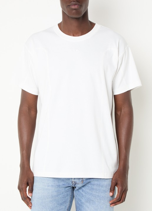 Diesel T-Norm-Int T-shirt met logoborduring