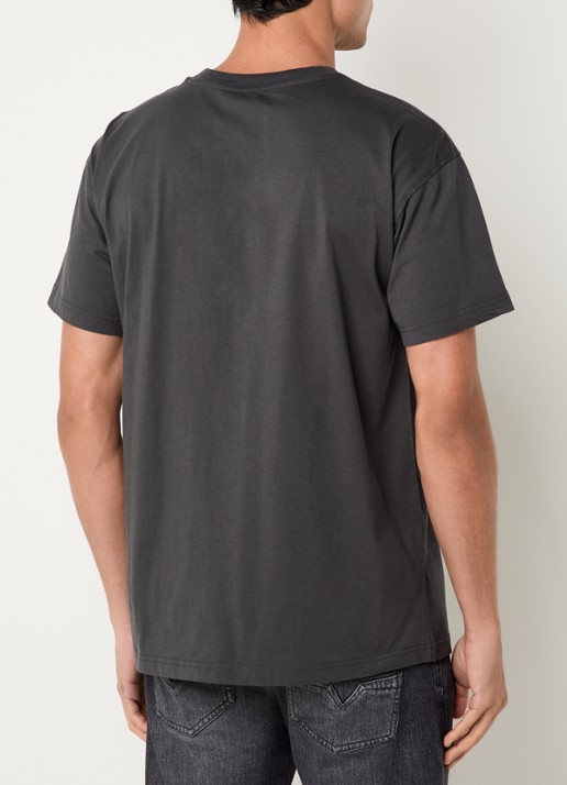Diesel T-Norm-V11 T-shirt met logo - achterkant donkergrijs