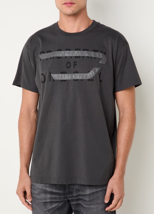 Diesel T-Norm-V11 T-shirt met logo