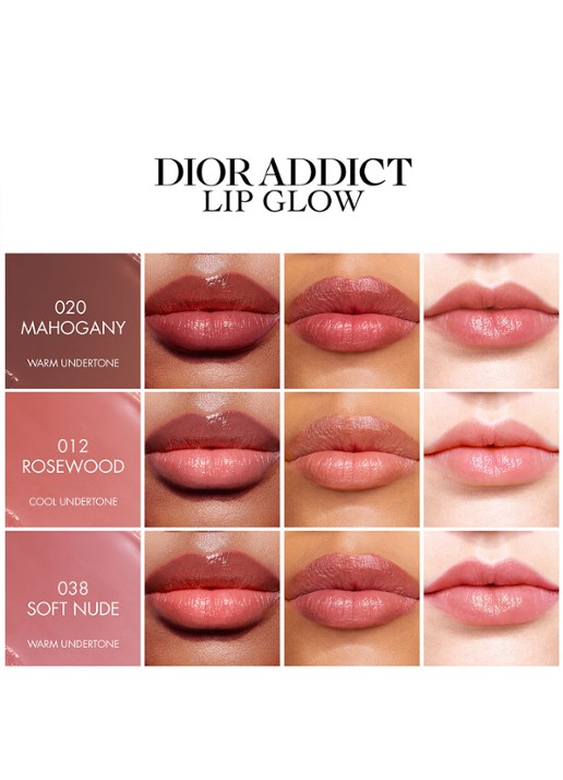 DIOR Dior Addict Lip Glow - Lipbalsem - detail 7 020 mahogany