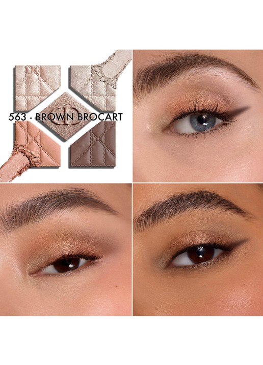 DIOR Diorshow 5 Couleurs - Limited Edition oogschaduwpalette - voorkant 5 563 brown brocart