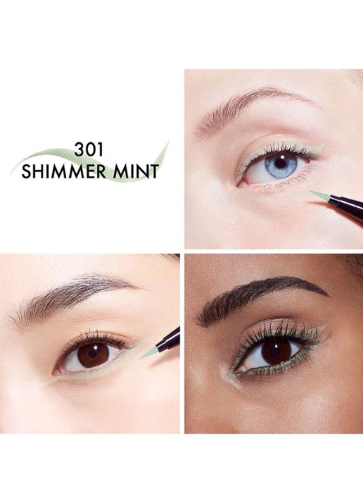 DIOR Diorshow Liquid Liner - Vloeibare Eyeliner - detail 4 301 shimmer green
