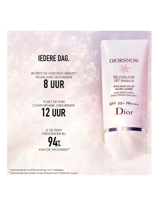 DIOR Diorsnow Ultimate UV Shield SPF 50+ PA ++++ - beschermende dagcrème - detail 2 undefined
