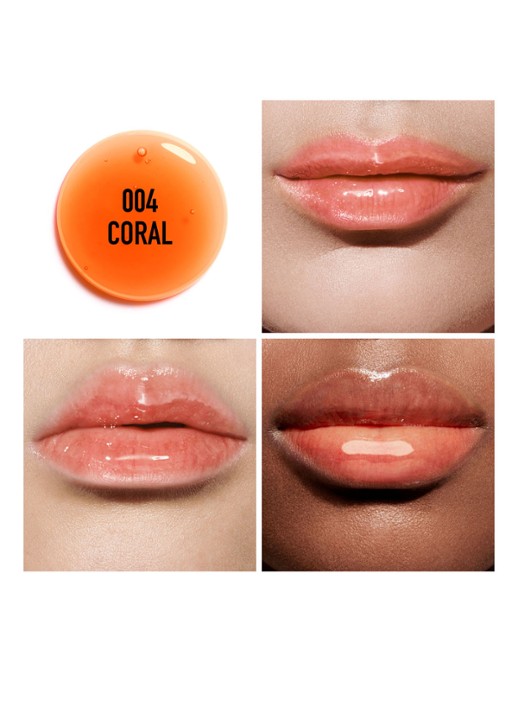 DIOR Lip Glow Oil - Limited Edition lipolie - detail 4 004 coral