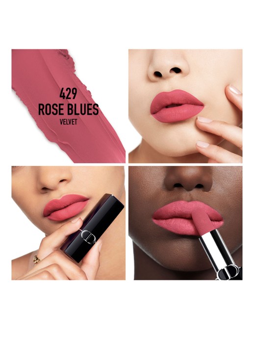 DIOR Rouge Dior Lipstick  - detail 4 fluweel - 429 rose blues