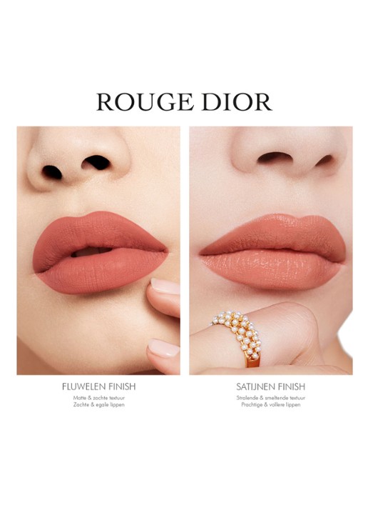 DIOR Rouge Dior Lipstick - detail 5 satijn - 100 nude look