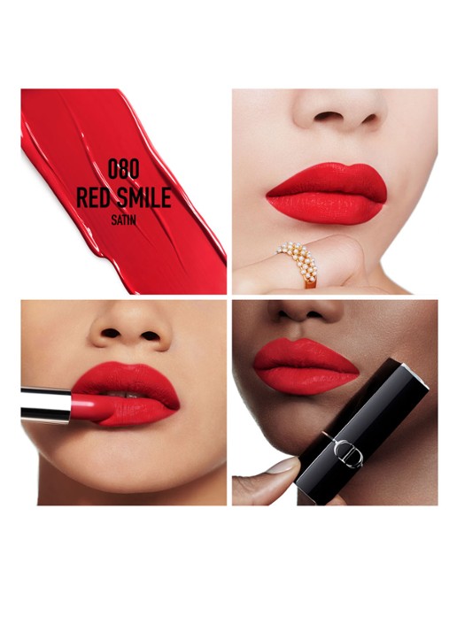 DIOR Rouge Dior Lipstick - detail 4 satijn - 080 smile
