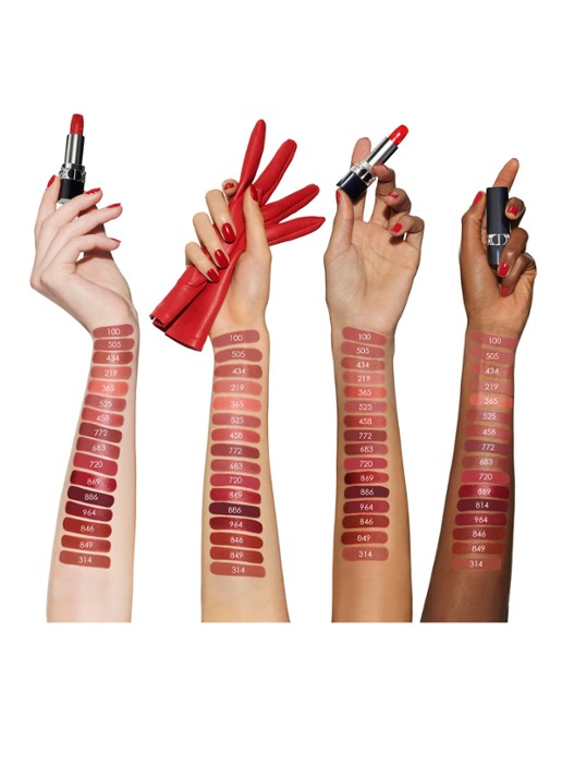 DIOR Rouge Dior navulbare lipstick  - detail 5 fluweel - 886 enigmatic